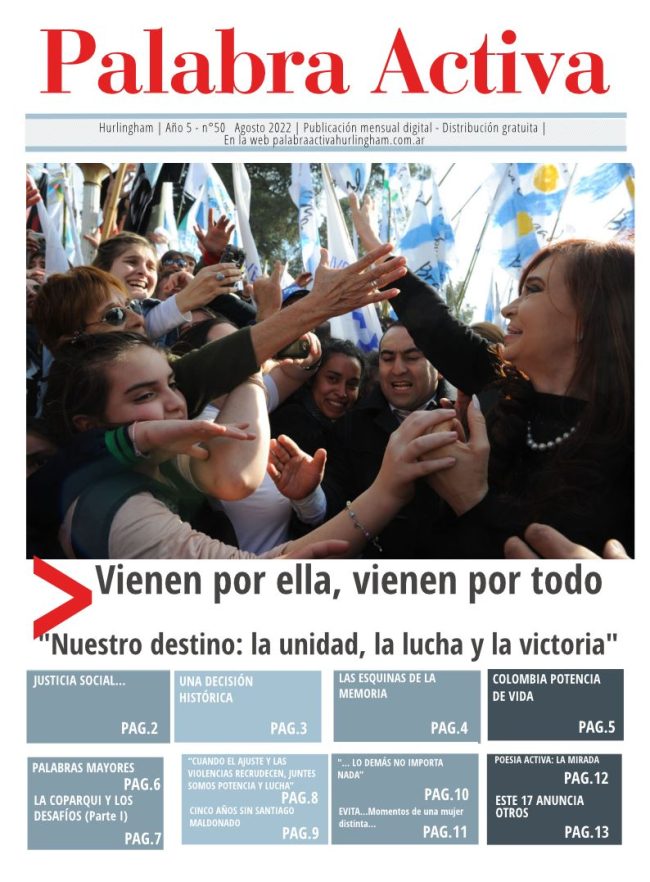 TAPA PALABRA AGOSTO 2022